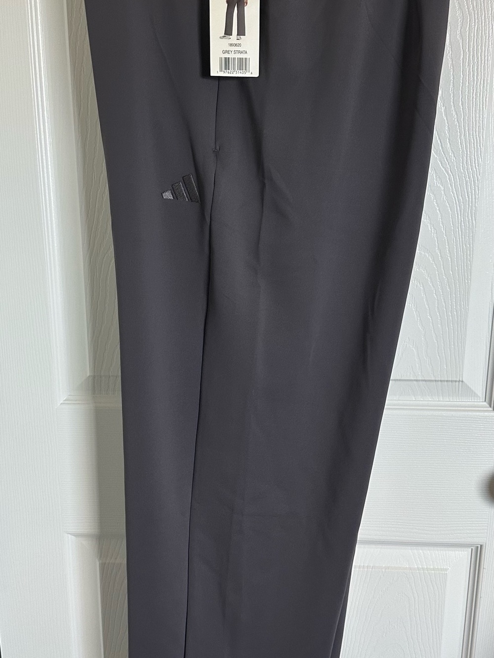 adidas Women's Wide-Leg Track Pants in gray stranda XXL - Picture 8 of 15